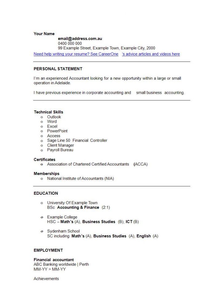 24 Best Finance Resume Sample Templates - Wisestep