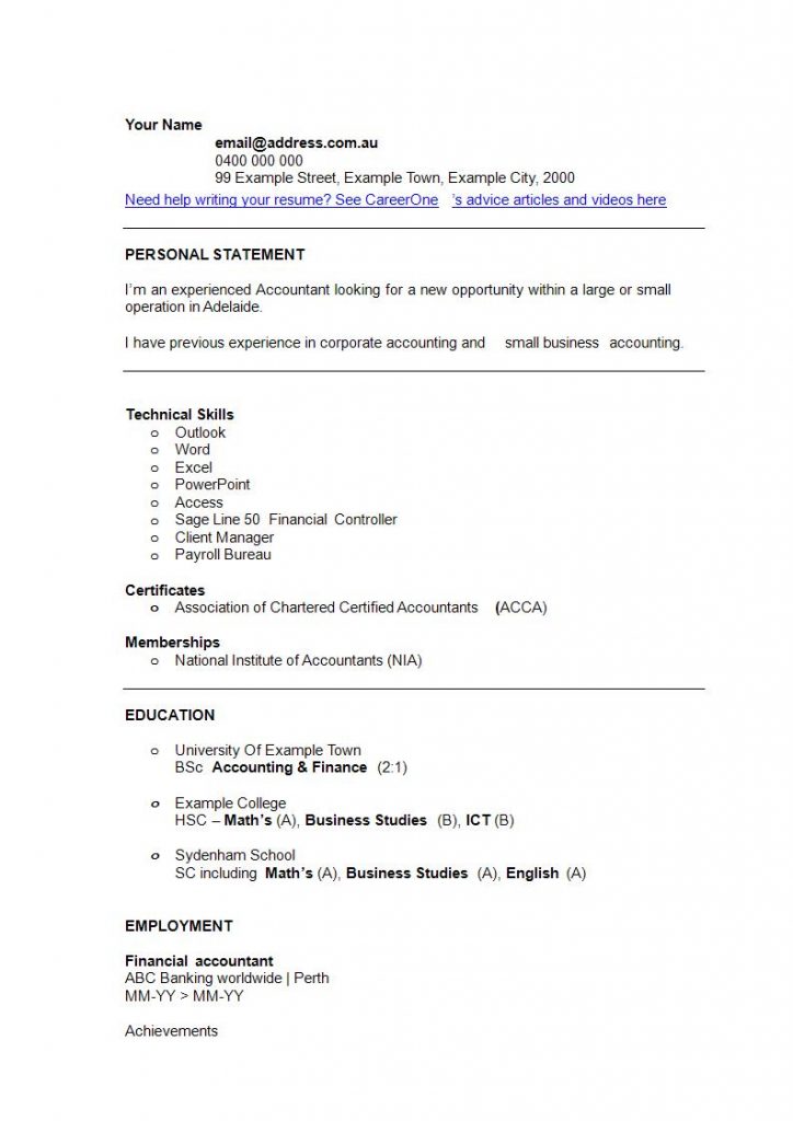 24 Best Finance Resume Sample Templates - Wisestep