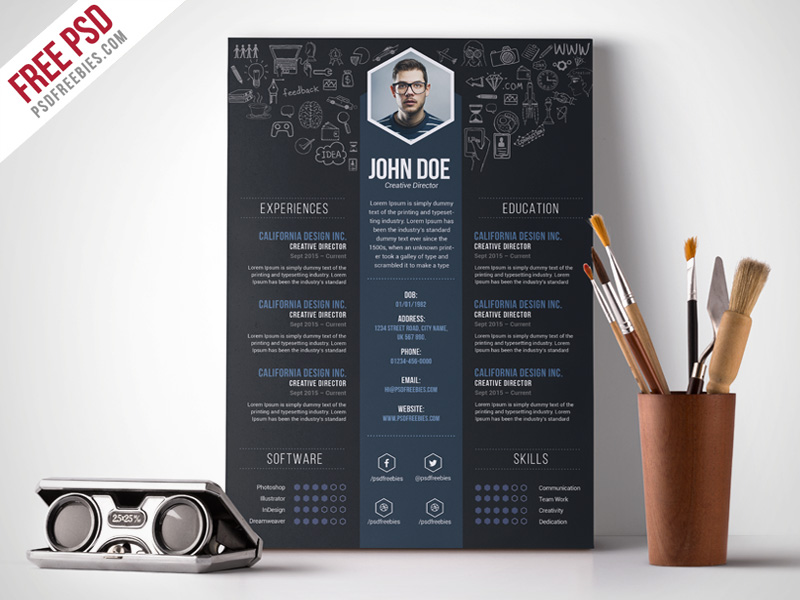 creative person resume