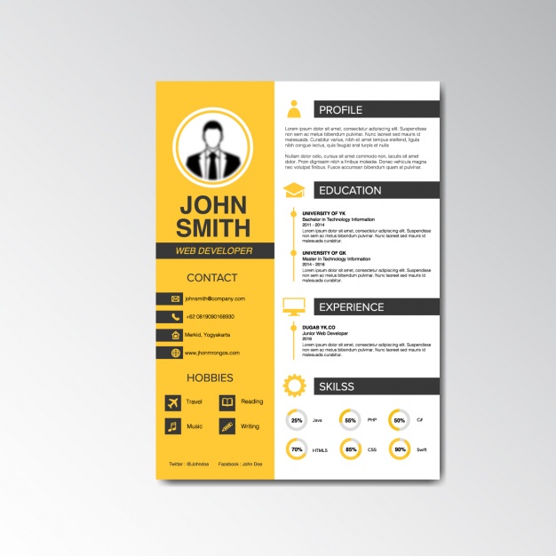 Free Creative Resume 7637