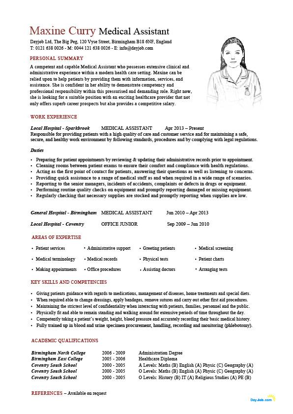 free medical assistant resume