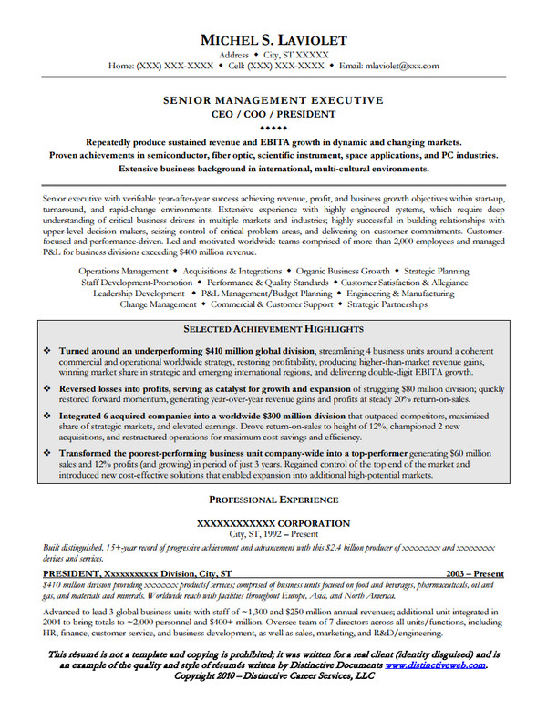 free resume example