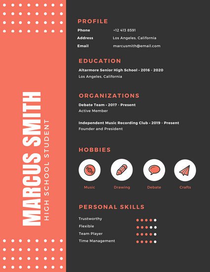 graphic design infographic resume