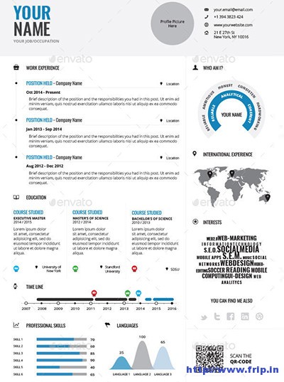 29 awesome infographic resume templates you want to steal