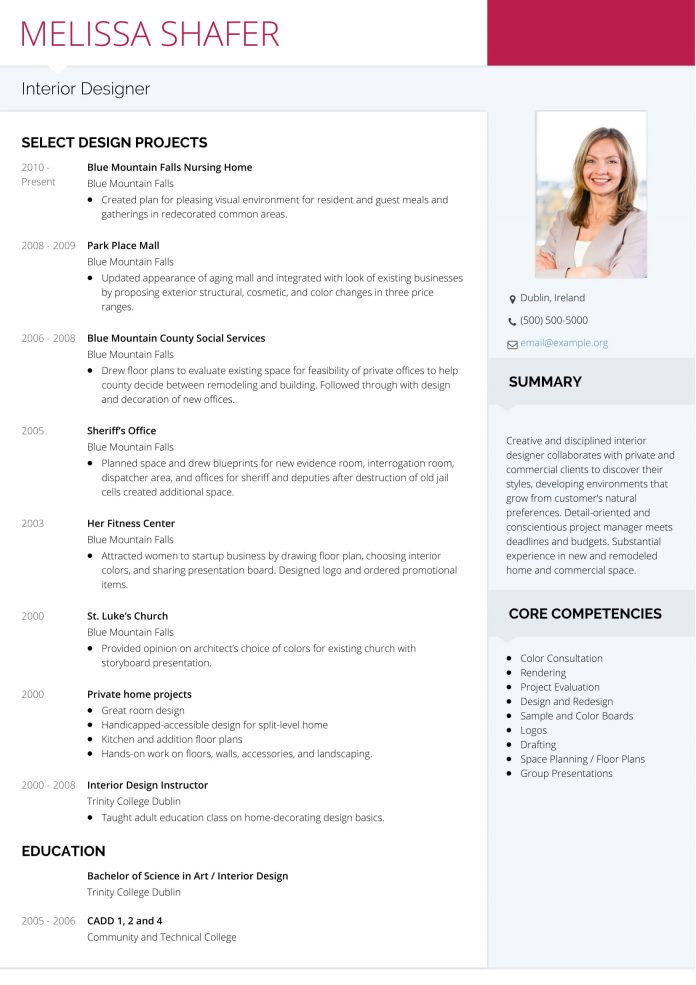 20 Eye-Catching Designer Resume Templates to Get a Job - Wisestep