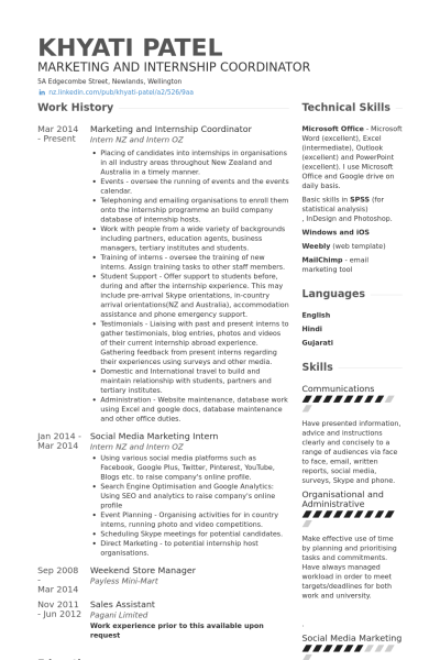 17 Best Internship Resume Templates To Download For Free