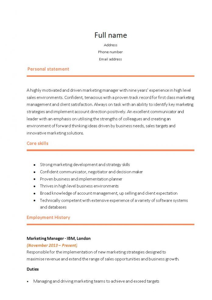 21 Perfect Marketing Resume Templates for Every Job Seeker WiseStep