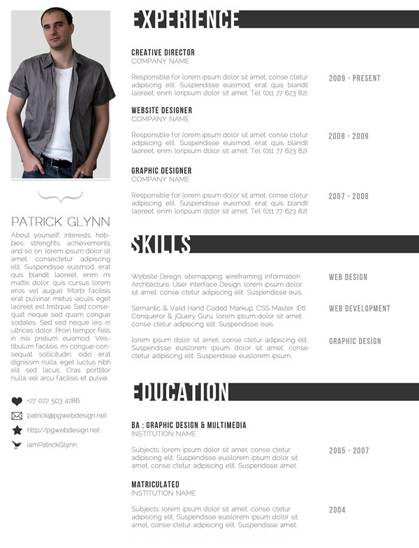 29 Creative And Beautiful Resume Templates Wisestep