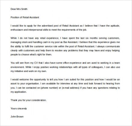 15 Best Sample Cover Letter For Experienced People - Wisestep