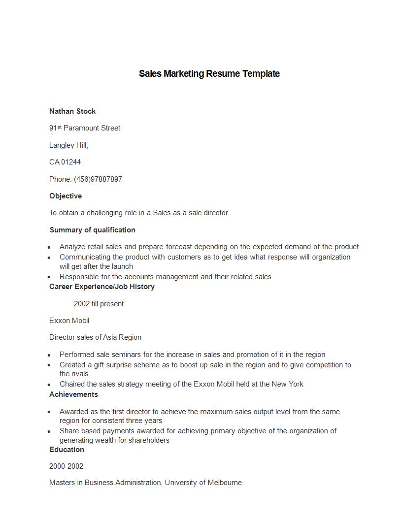 21 Perfect Marketing Resume Templates For Every Job Seeker WiseStep