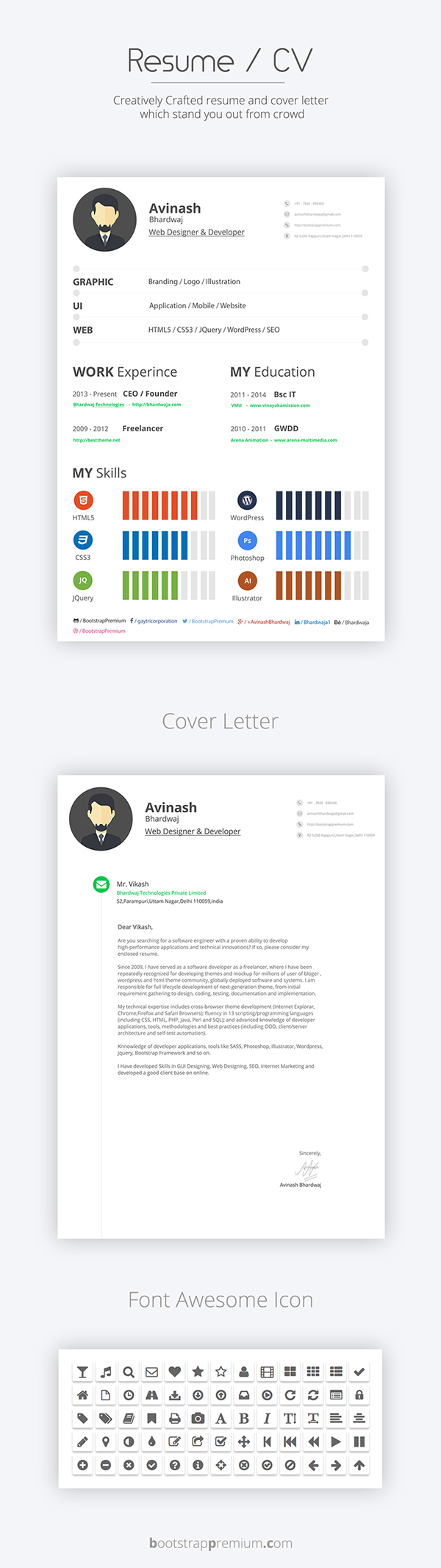 web designer resume