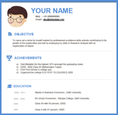 free modern resume template