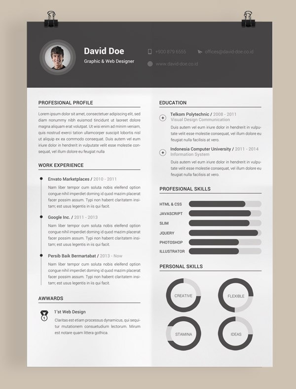 graphic design template