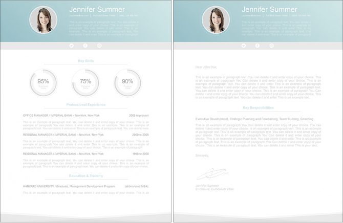 simple cv format