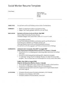 14 Best Social Worker Resume Sample Templates - Wisestep