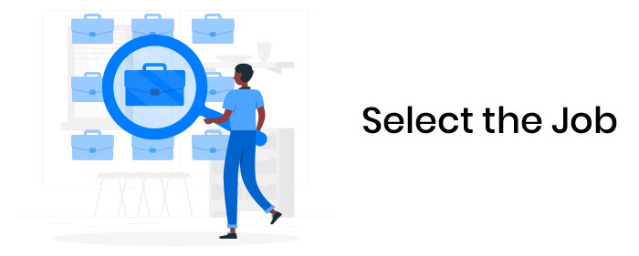 Select the Job